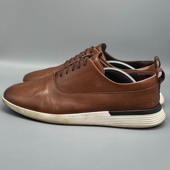 Wolf & Shepherd Crossover Derby Hybrid Mens 14 Brown Dress Shoes Lace-Up Low Top main image 10